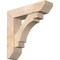Ekena Millwork Merced Slat Smooth Bracket w/ Offset Brace, Douglas Fir, 7 1/2"W x 30"D x 30"H BKT0806X30X30MRC06SDF - alternate 1